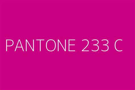 Pantone 233 C Color Hex Code