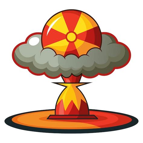 Nuclear Bomb Clip Art And Vector Design With A White Background