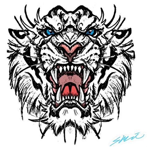 White Tiger Tattoo Design White Tiger Tattoo Tiger Tattoo Design Tiger Tattoo