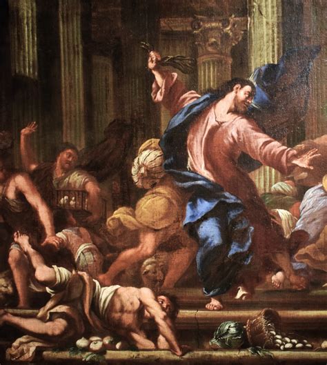 J Sus Chasse Les Marchands Du Temple Francesco Solimena