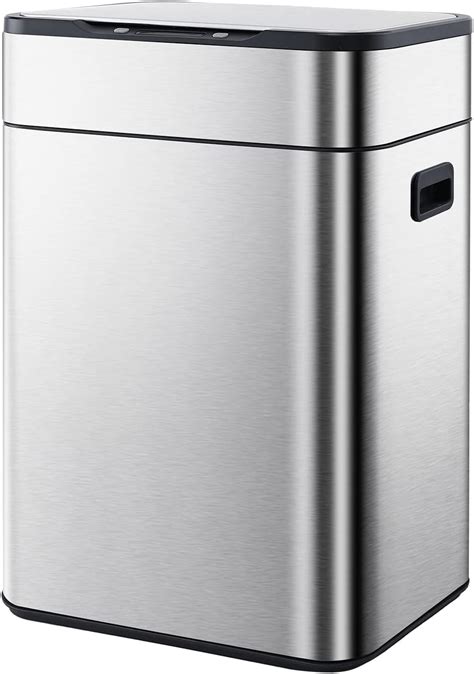 Amazon ELPHECO Stainless Steel Kitchen Trash Can 13 Gallon Motion