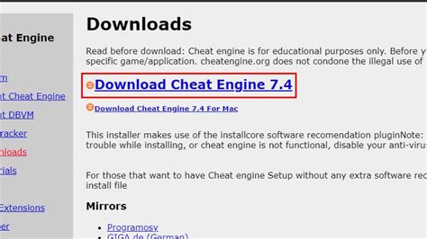 Download And Install Cheat Engine On Windows 10 Pc Easy Steps