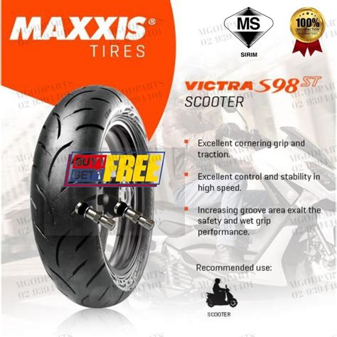 Tayar Tubeless Maxxis Victra S F Motorcycle Scooter Nmax Nvx Tyre