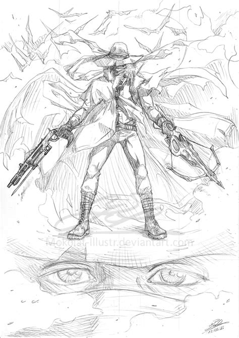 Van Helsing Sketch By Mokolat Illustr On Deviantart