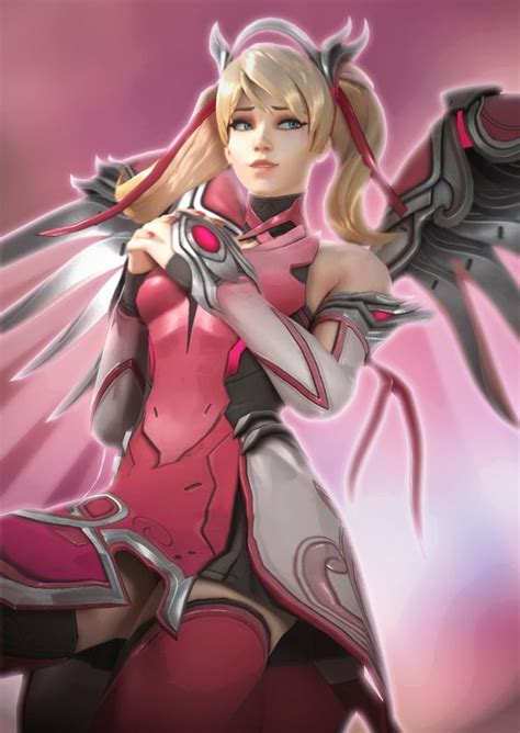 Pink Mercy By On Deviantart Mercy Fanart Mercy Overwatch