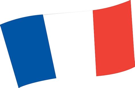 Premium Vector The National Flag Of France Vector Illustration