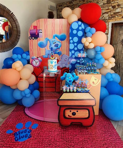 bluesclues las pistas de blue cumpleaños marceycharlotte deco Las