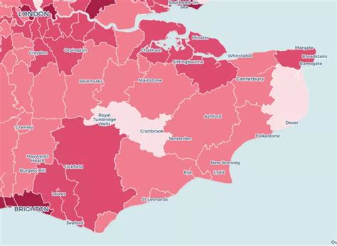 New Coronavirus Heatmap Shows The Kent Areas With The Most Active Cases