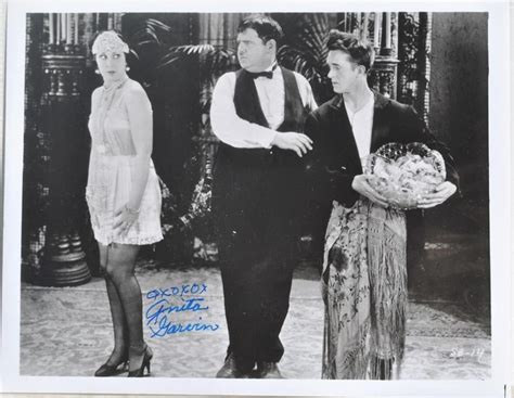 Anita Garvin Signed Photo Laurel & Hardy W/COA - Etsy