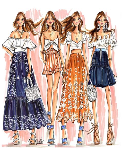 10 Exhilarating Draw a Fashionable Dress Ideas Thời trang Quần áo