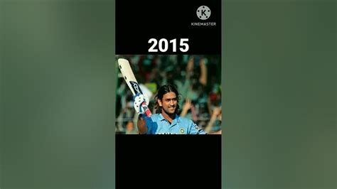 Ms Dhoni Evolution In 2006 To 2023 Shorts Youtube