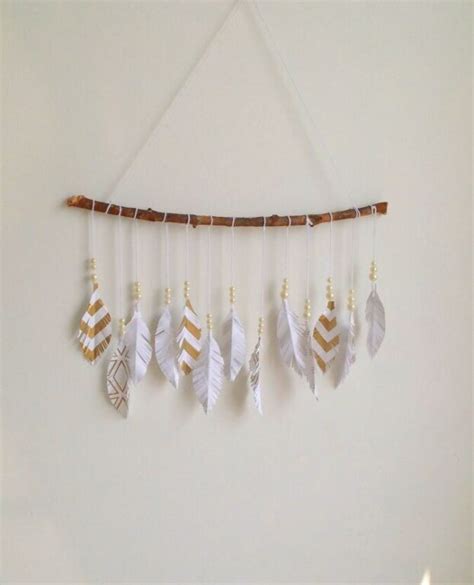 DIY Paper Feather Wall Hanging - Sew Crafty Me