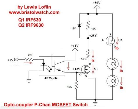 Schematic Diagram Of A P Channel Mosfet Switch Havaland Rma