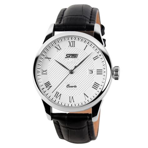 SKMEI Jam Tangan Analog Pria 9058CL White Black JakartaNotebook