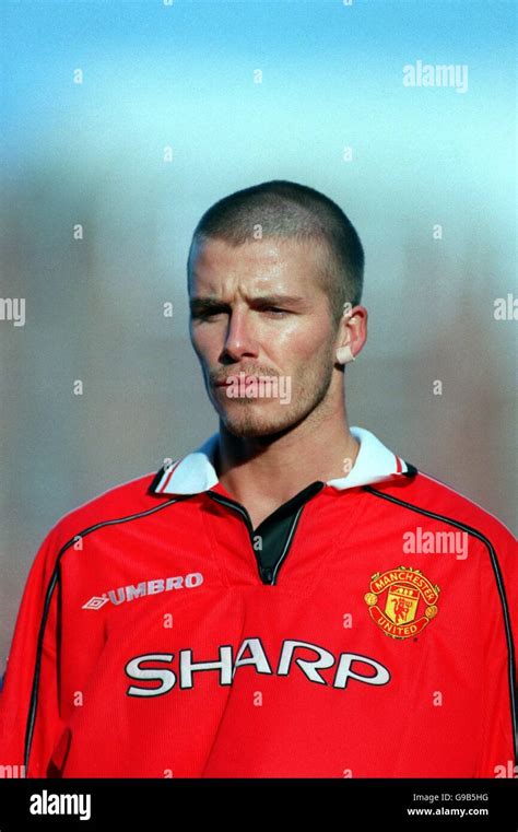 Manchester United S David Beckham Sporting A New Haircut During The FA