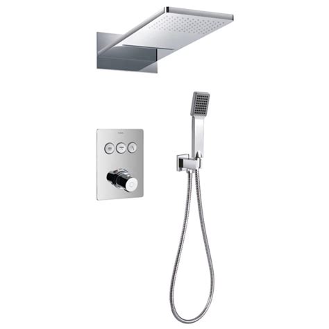 Flova Goclick Way Shower Set With Rainshower Handshower