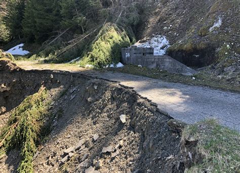 Arvillard La route de Val Pelouse est fermée pour travaux à partir de