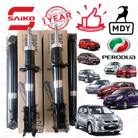 Saiko Absorber Perodua Kancil Kelisa Kenari Viva Alza Myvi Lagi Best