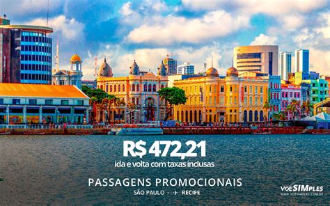 F Rias De Janeiro Recife Passagem A Rea Saindo De Sp Voe Simples