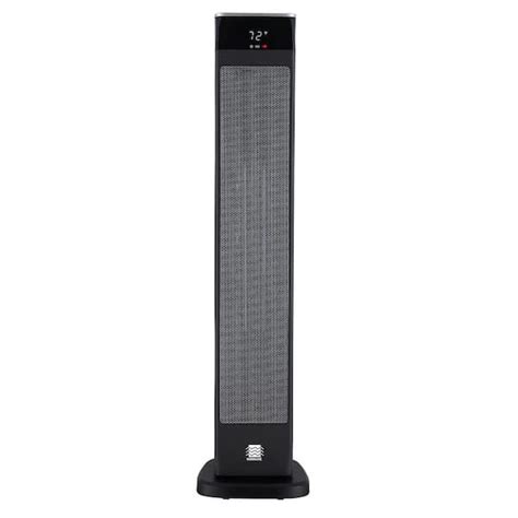 Warmwave Deluxe Digital 30 In Ceramic Oscillating Tower Heater With