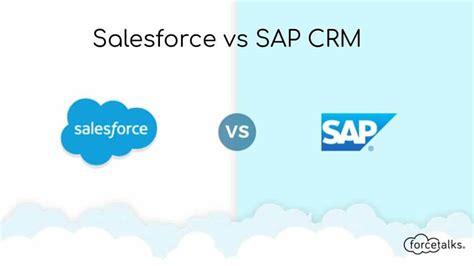 Infographic Salesforce Vs Sap Crm Forcetalks