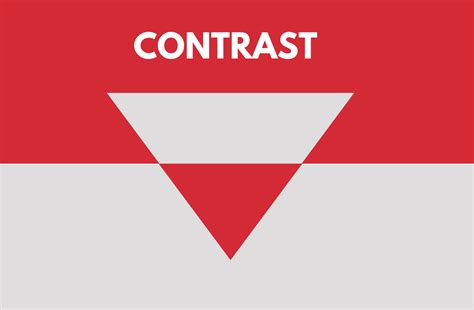 Contrast principle of graphic design | Principles of design contrast ...