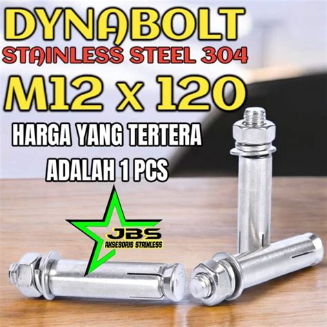 Jual Dynabolt Anchor Bolt M Stainless Ss Kab Tangerang