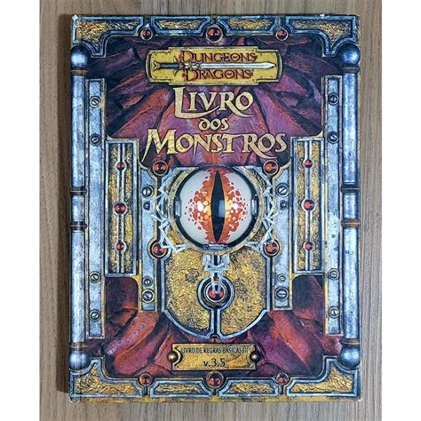 Livro Dos Monstros Dungeons And Dragons 3 5 RPG D D