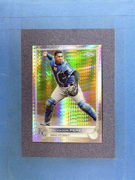 Topps Chrome Salvador Perez Xfractor Kansas City Royals Ct