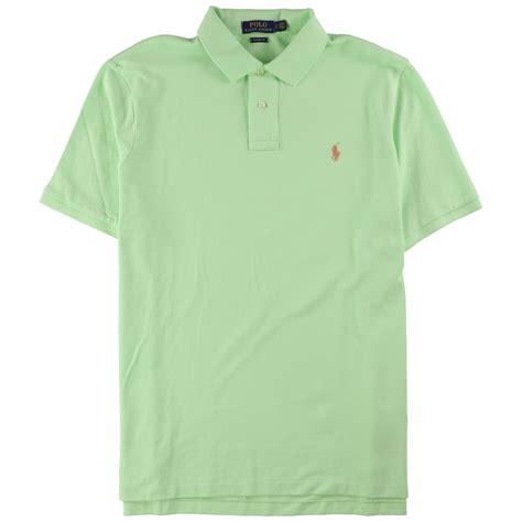 Ralph Lauren Polo De Rugby De Malla De Ajuste Clásico Para Hombre Verde Grande Ralph Lauren