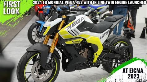 2024 FB Mondial Piega 452 With In Line Twin Engine Showcased At EICMA