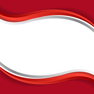 Wavy Shape Vector Hd Images Red Wavy Shapes On Transparent Background