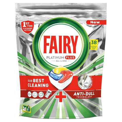 Fairy Platinum Plus All In One Kapsu Ki Do Zmywarki Cytrynowe Szt