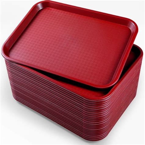 Amazon Menkxi Pcs Plastic Fast Food Tray Bulk Restaurant