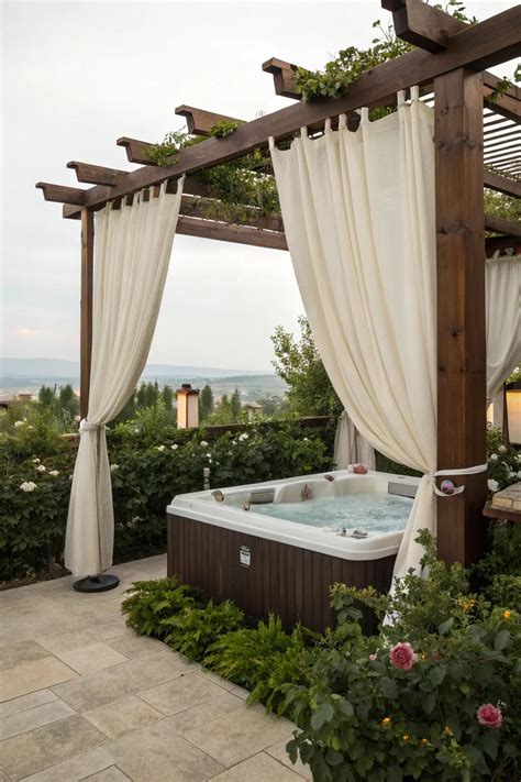 17 Inspiring Hot Tub With Pergola Ideas