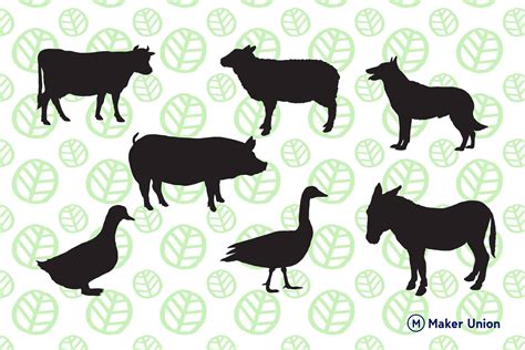 Farm Animals | Free DXF Files | Maker Union