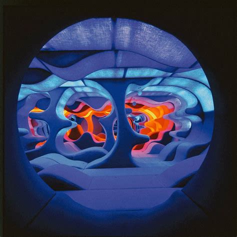 Phantasy Landscape For Bayer Visiona 2 Exhibition By Verner Panton 1970 Design Dintérieur