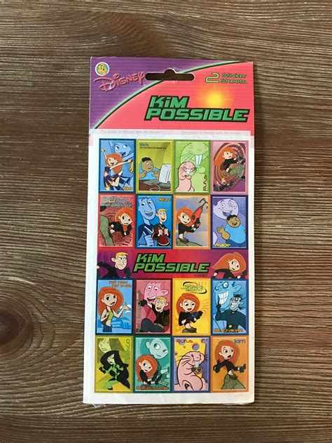 Kim Possible Sandylion Stickers By Bourgettesbookshelf On Etsy Etsy