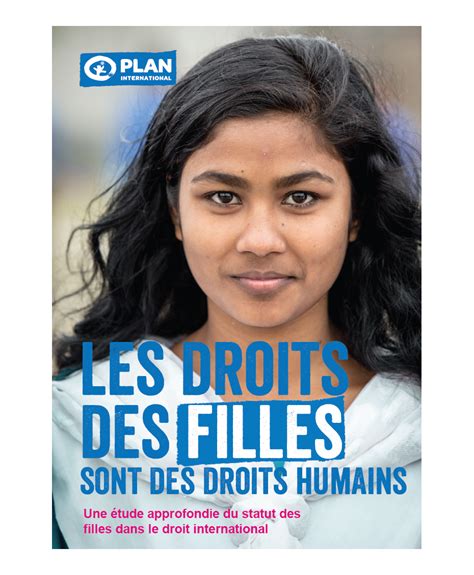 Les Droits Des Filles Sont Des Droits Humains Ong Plan International