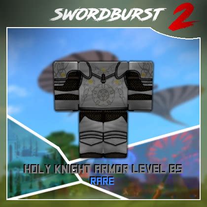 Beli Item Max Holy Knight Armor Swordburst Roblox Terlengkap Dan