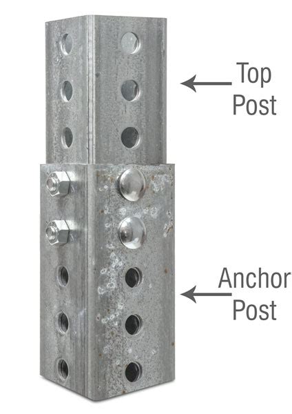 galvanized square anchor post save  instantly