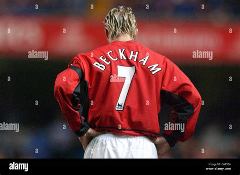 Manchester United S David Beckham During Their Barclaycard Premiership