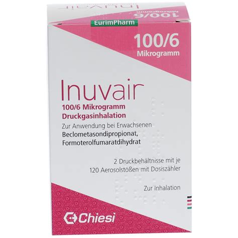 Inuvair 100 6 µg 120 Hub Druckgasinhalat 2 St mit dem E Rezept kaufen