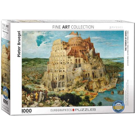 Puzzle Torre Di Babele 1000 Pezzi Dell Opera Di Brueghel Il Vecchio