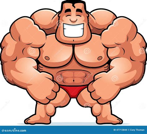 Bodybuilder Flexing Muscles Cartoon Stock Illustrations 193 Bodybuilder Flexing Muscles