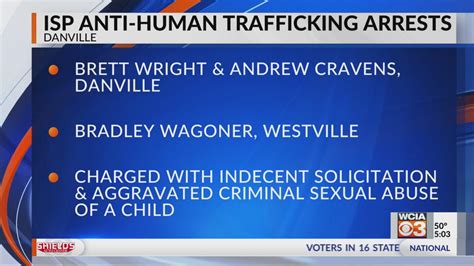 Five Arrested In Anti Human Trafficking Operation Near Danville