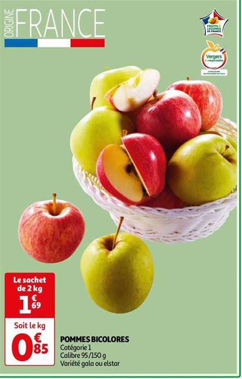 Promo Pommes Bicolores Chez Auchan Icatalogue Fr