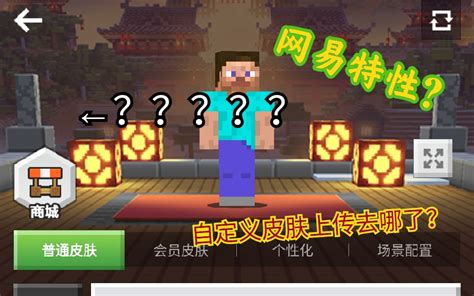 我的世界网易特性 无法上传自定义皮肤？哔哩哔哩bilibili