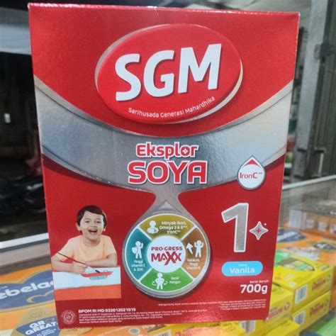 Jual SGM Eksplor Susu Soya Vanilla Madu 700gr Shopee Indonesia