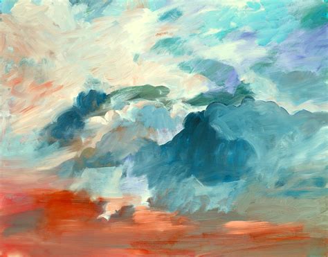 Clouds 1 Painting By Mark Van Ert Fine Art America